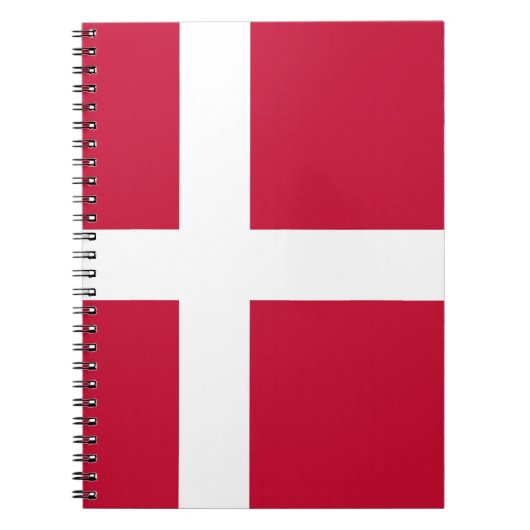 Carnet Drapeau du Danemark (Devant)