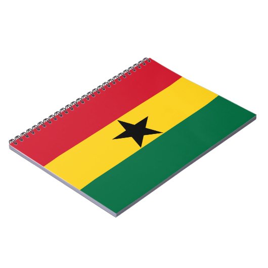 Carnet Drapeau du Ghana (Côté gauche)