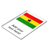 Carnet Drapeau du Ghana (Côté gauche)