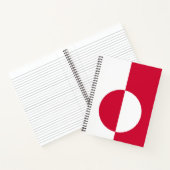 Carnet Drapeau du Groenland (Intérieur)