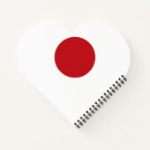 Carnet Drapeau du Japon (Dos)