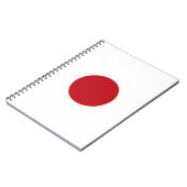 Carnet Drapeau du Japon (Côté gauche)