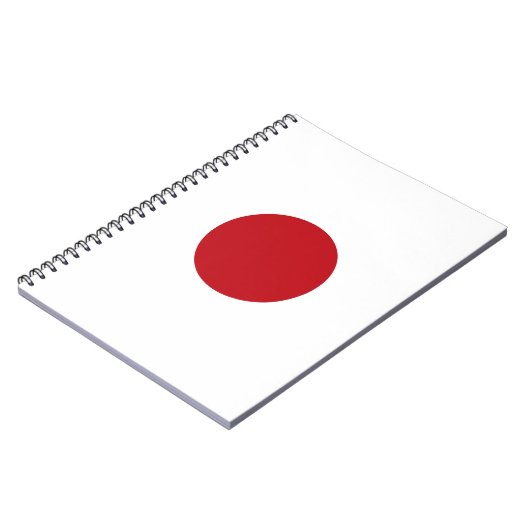 Carnet Drapeau du Japon (Côté gauche)
