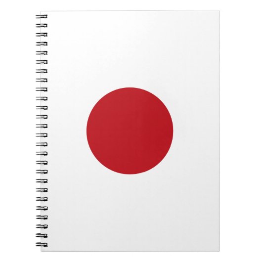 Carnet Drapeau du Japon (Devant)
