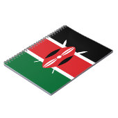 Carnet Drapeau du Kenya (Côté gauche)