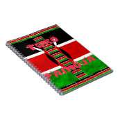 Carnet Drapeau du Kenya : Tuko Pamoja - Design d'art de l (Côté Droit)