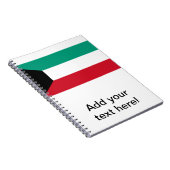 Carnet Drapeau du Koweït (Côté Droit)
