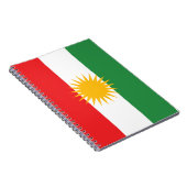 Carnet Drapeau du Kurdistan (Côté Droit)