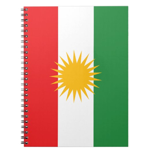 Carnet Drapeau du Kurdistan (Devant)