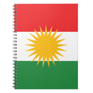 Carnet Drapeau du Kurdistan (le Kurdistan ou l'Alaya