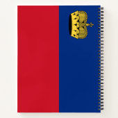 Carnet Drapeau du Liechtenstein (Dos)