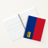 Carnet Drapeau du Liechtenstein (Intérieur)
