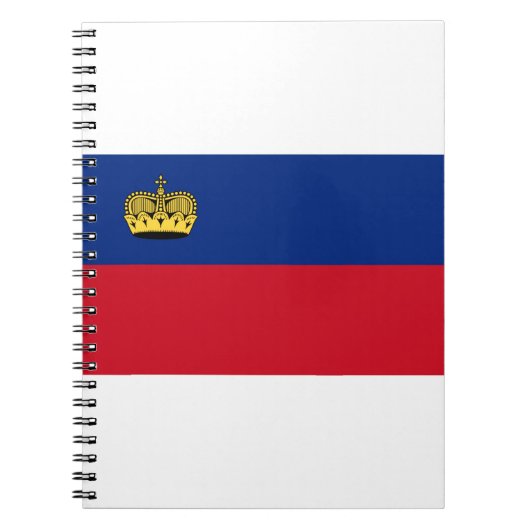 Carnet Drapeau du Liechtenstein (Devant)