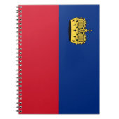 Carnet Drapeau du Liechtenstein (Devant)