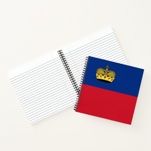 Carnet Drapeau du Liechtenstein (Intérieur)