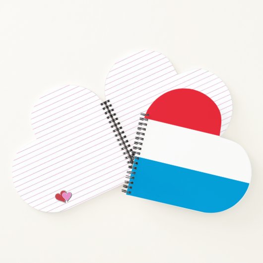 Carnet Drapeau du Luxembourg (Intérieur)