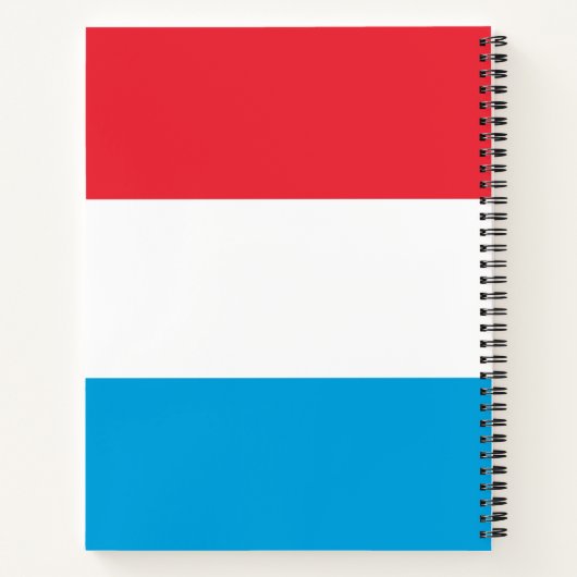 Carnet Drapeau du Luxembourg (Dos)