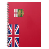 Carnet Drapeau du Manitoba (Devant)