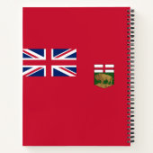 Carnet Drapeau du Manitoba (Dos)