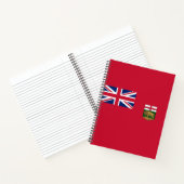 Carnet Drapeau du Manitoba (Intérieur)