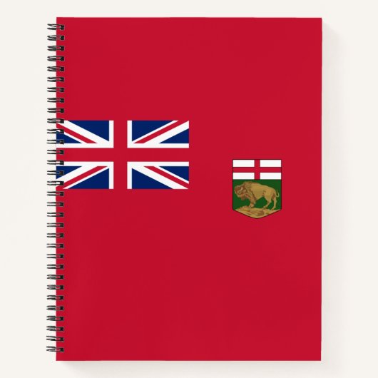 Carnet Drapeau du Manitoba (Devant)