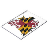 Carnet Drapeau du Maryland dessous (Côté gauche)