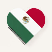 Carnet Drapeau du Mexique (Devant)