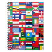 Carnet Drapeau du monde (Devant)