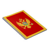 Carnet Drapeau du Monténégro (Côté Droit)
