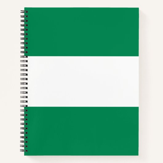 Carnet Drapeau du Nigeria (Devant)