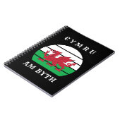 Carnet Drapeau Du Pays De Galles Cymru Am By Fier D'Être  (Côté gauche)