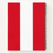 Carnet Drapeau du Pérou (Dos)