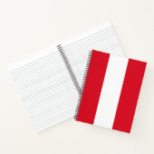Carnet Drapeau du Pérou (Intérieur)