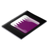 Carnet Drapeau du Qatar (Côté gauche)