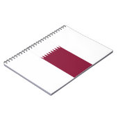 Carnet Drapeau du Qatar (Côté gauche)