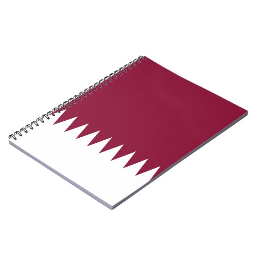 Carnet Drapeau du Qatar (Côté gauche)