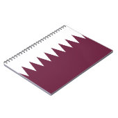 Carnet Drapeau du Qatar (Côté gauche)
