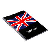 Carnet Drapeau du Royaume-Uni + vos idées (Côté Droit)