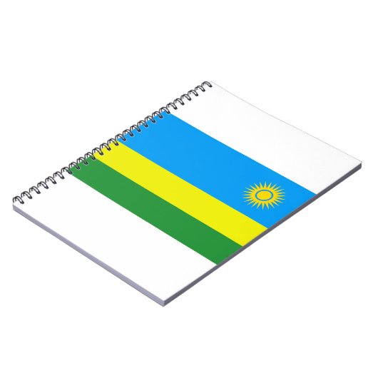 Carnet drapeau du rwanda (Côté gauche)
