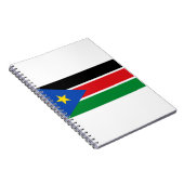Carnet Drapeau du Soudan du Sud (Côté Droit)