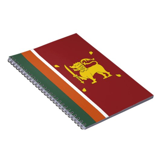 Carnet Drapeau du Sri Lanka (Côté Droit)