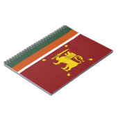 Carnet Drapeau du Sri Lanka (Côté gauche)