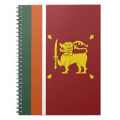 Carnet Drapeau du Sri Lanka (Devant)