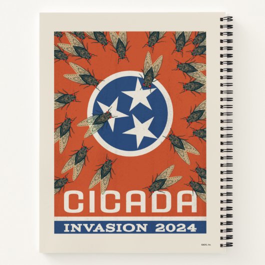 Carnet Drapeau du Tennessee Invasion du Canada (Dos)