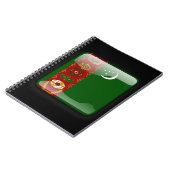 Carnet Drapeau du Turkménistan (Côté gauche)
