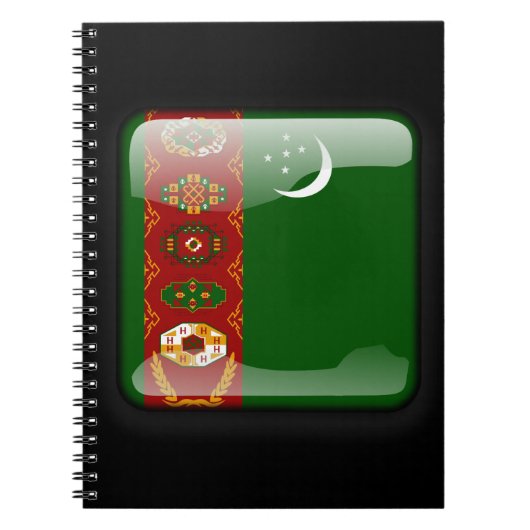 Carnet Drapeau du Turkménistan (Devant)