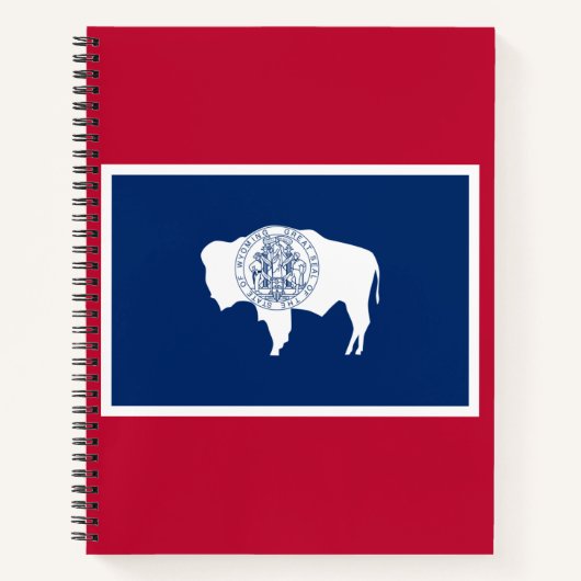 Carnet Drapeau du Wyoming (Devant)