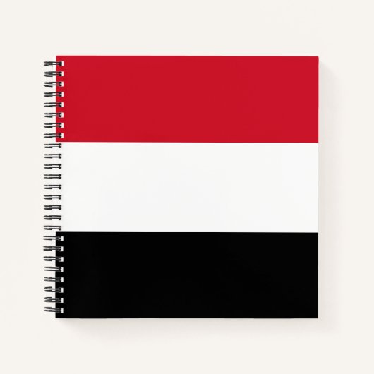 Carnet Drapeau du Yémen (Devant)