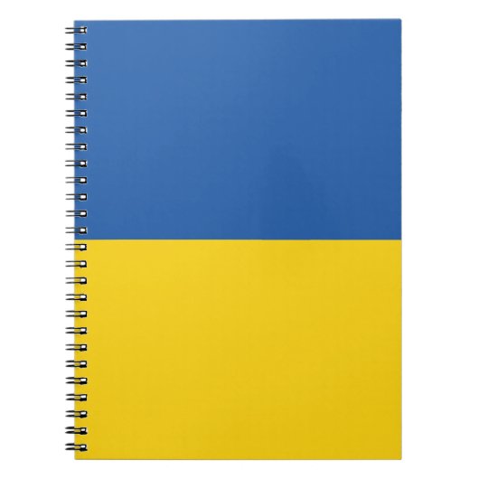 Carnet Drapeau d'Ukraine (Devant)