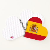 Carnet Drapeau Espagne (Intérieur)